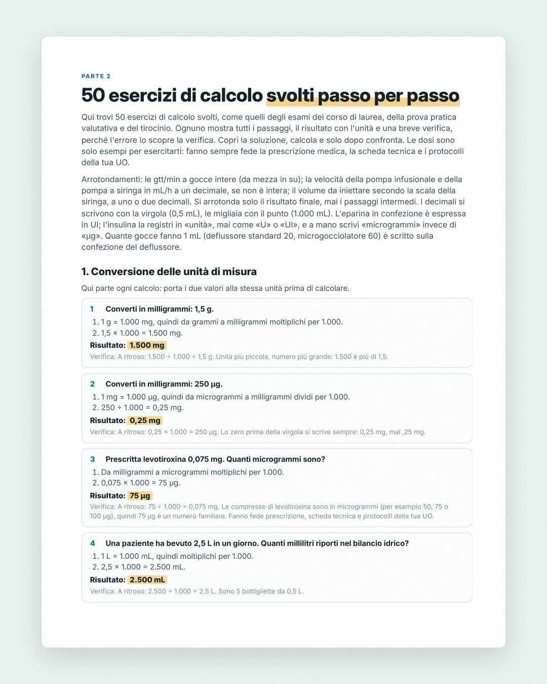 Pagina di esempio 1